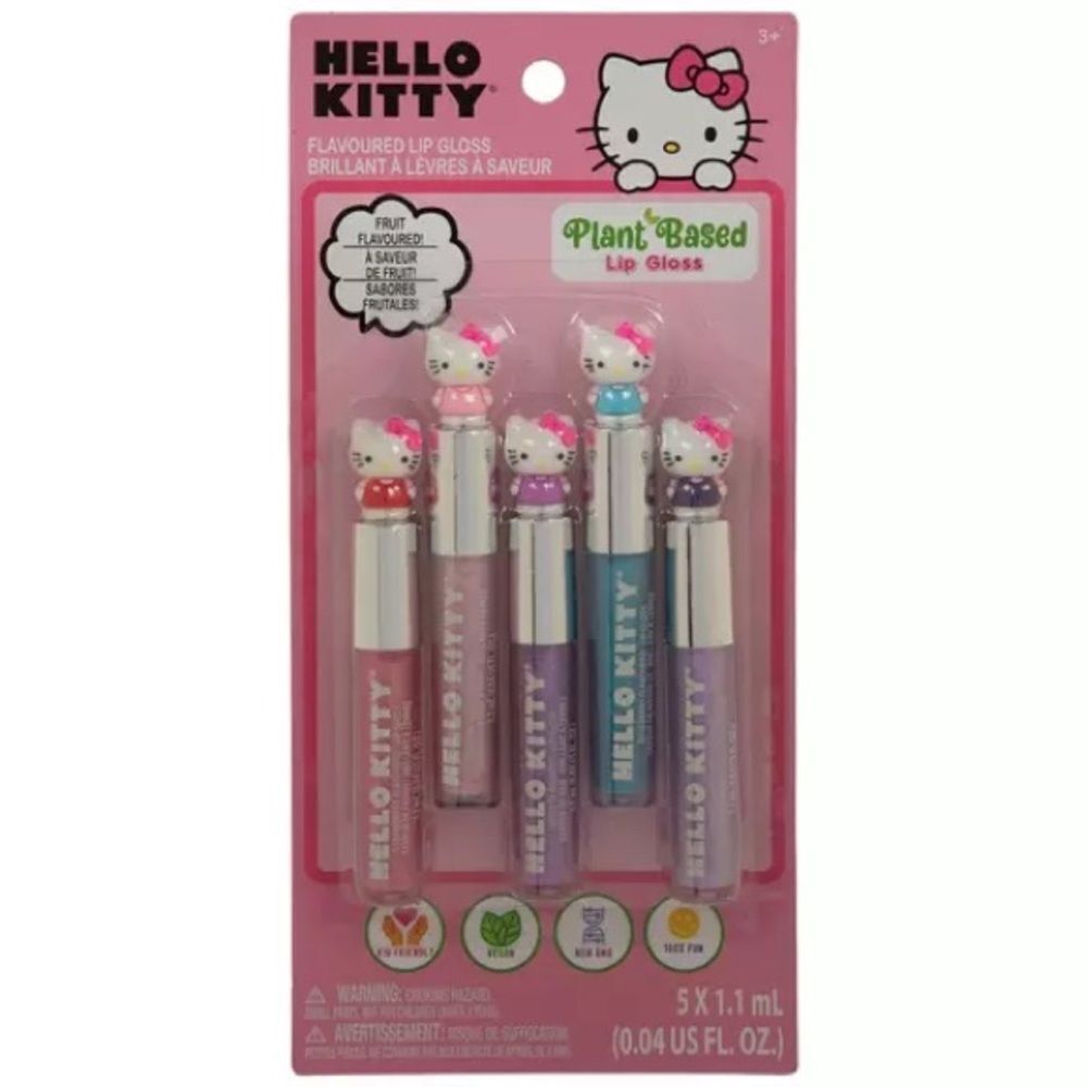 New Hello Kitty Flavored Lip Gloss Set